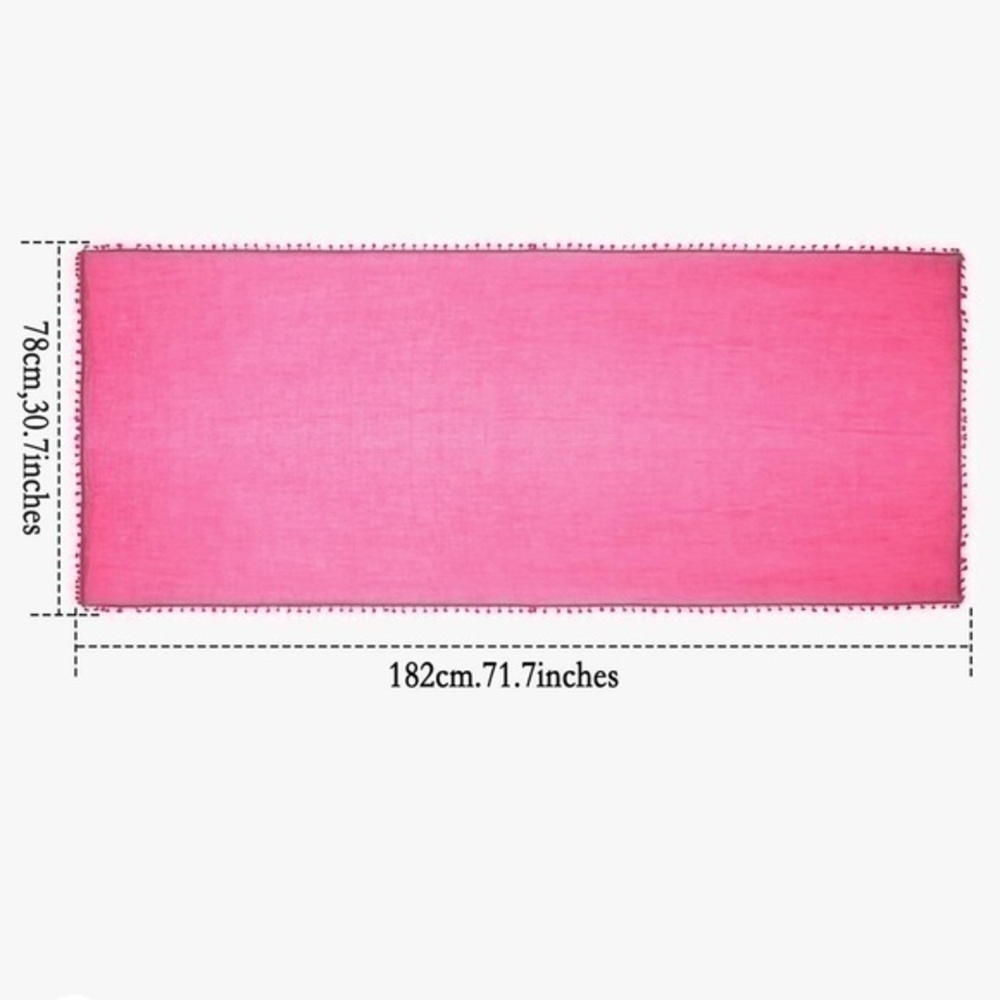 Pink cover up with tassels - Picture 4 of 6